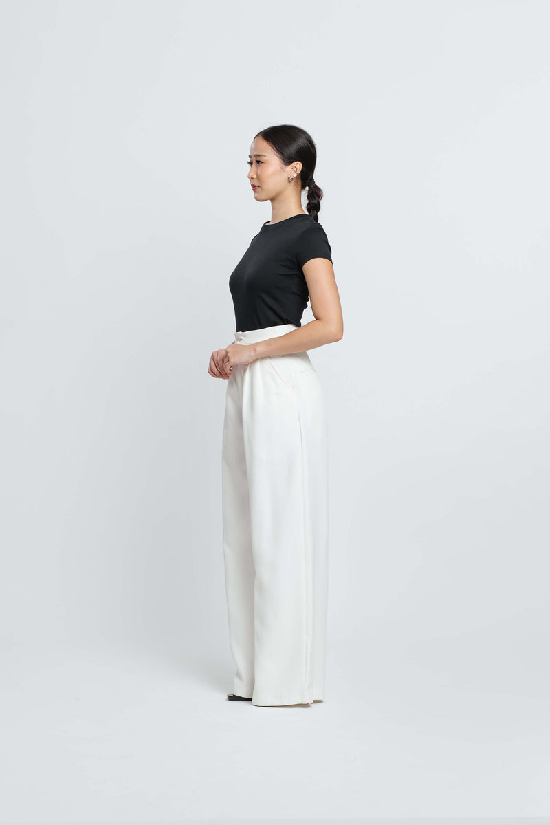 White Gia Pants - Hellolilo