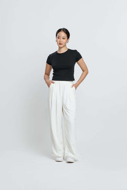 White That Comfy Long Pants - Hellolilo