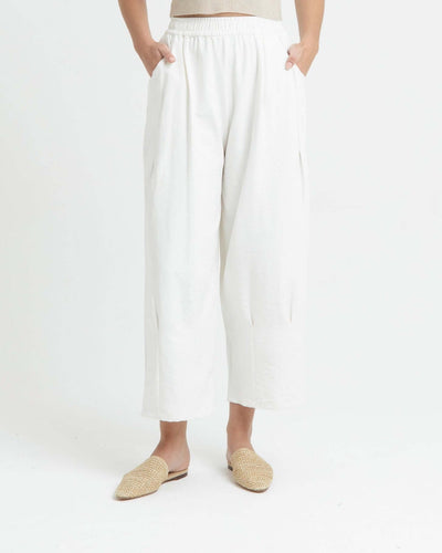 White That Comfy Relaxed Pants - Hellolilo