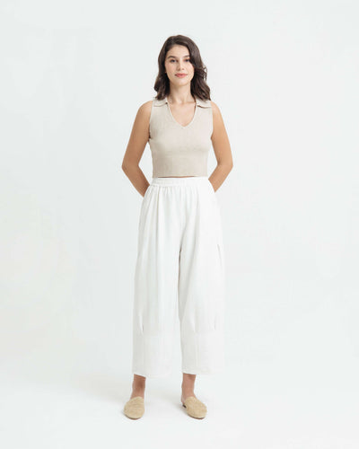 White That Comfy Relaxed Pants - Hellolilo