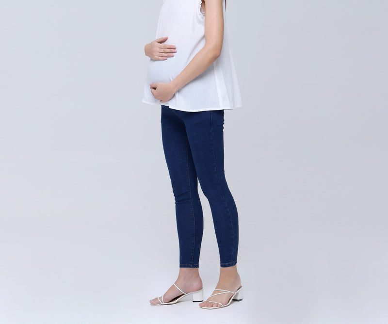 Blue Classic Maternity Jeans - Hellolilo