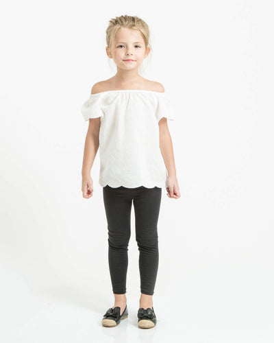 Kids Basic Cotton Leggings - Hellolilo